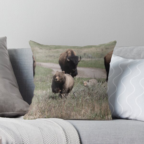 Item preview, grizzly bear in full retreat designed and sold by grizzbass.