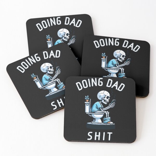 Item preview, Doing Dad Shit Skeleton Toilet designed and sold by Pine-Shop.