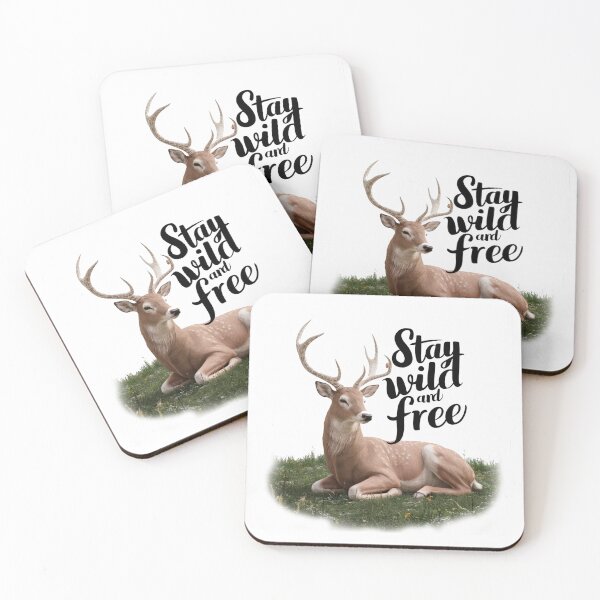 Item preview, Majestic Deer: Stay Wild and Free designed and sold by deluxedigital1.