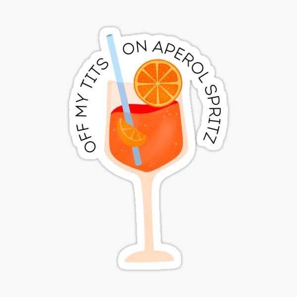 Item preview, Aperol Spritz Drink designed and sold by Unleeshed Designs.