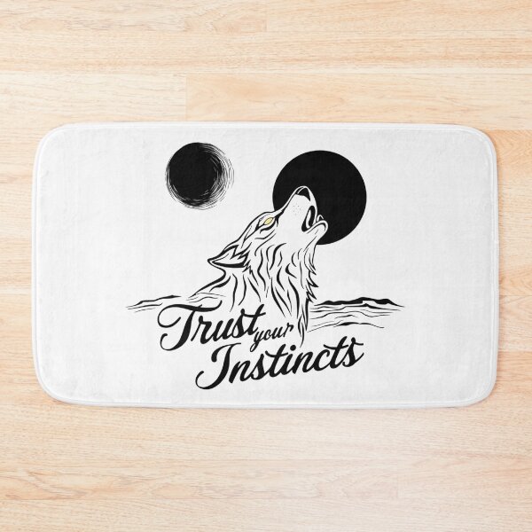Item preview, Howling Wolf: Trust Your Instincts designed and sold by deluxedigital1.