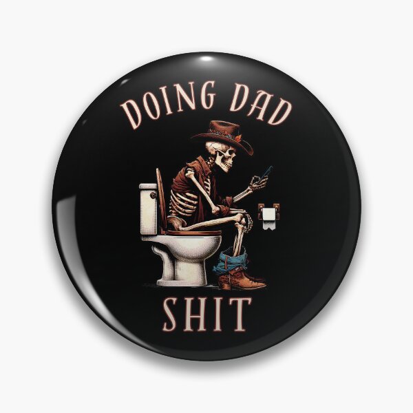 Item preview, Doing Dad Shit Skeleton Toilet designed and sold by Pine-Shop.
