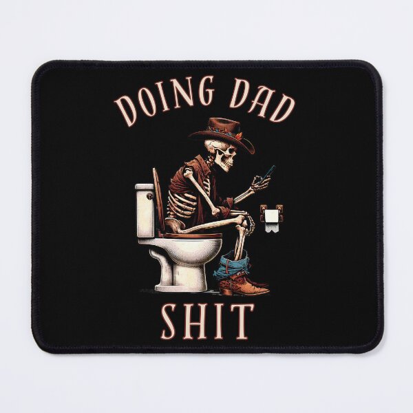 Item preview, Doing Dad Shit Skeleton Toilet designed and sold by Pine-Shop.