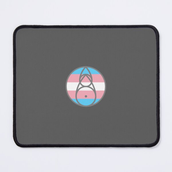 Item preview, trans flag fire glyph owl house designed and sold by raynova24.
