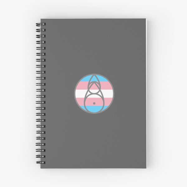 Item preview, trans flag fire glyph owl house designed and sold by raynova24.