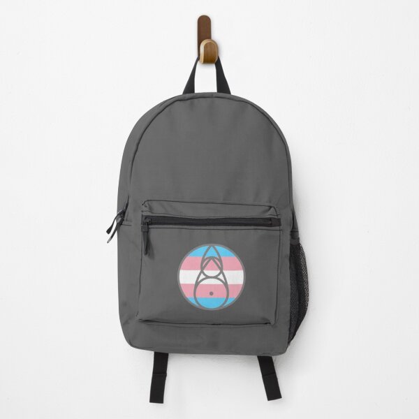 Item preview, trans flag fire glyph owl house designed and sold by raynova24.