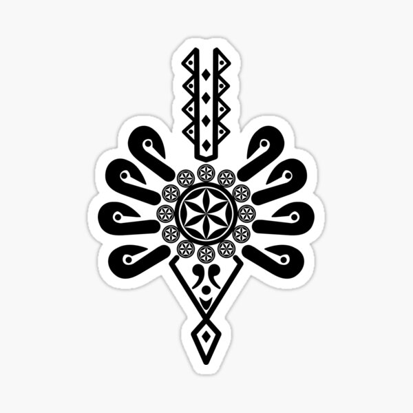 Folk pattern of Polish highlanders - Parzenica Sticker