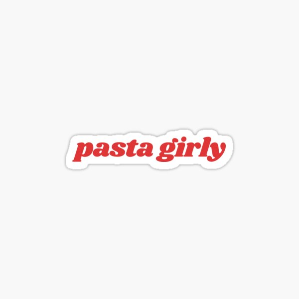 Item preview, pasta girly designed and sold by Cheerhub.