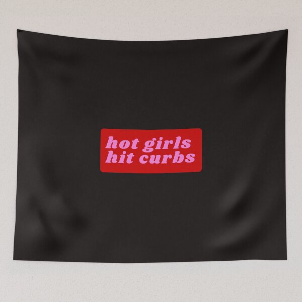 Item preview, Hot Girls Hit Curbs designed and sold by Cheerhub.