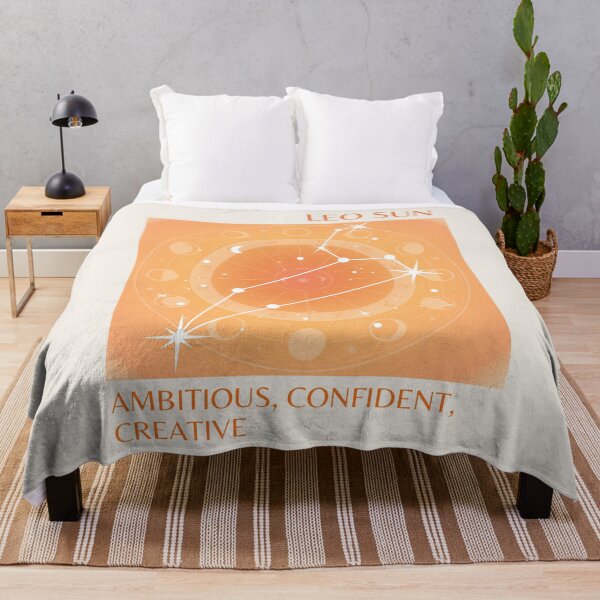 Item preview, Leo, Leo Sun Sign, Leo Zodiac, Orange Aura Gradient designed and sold by Magic Love Art Print.