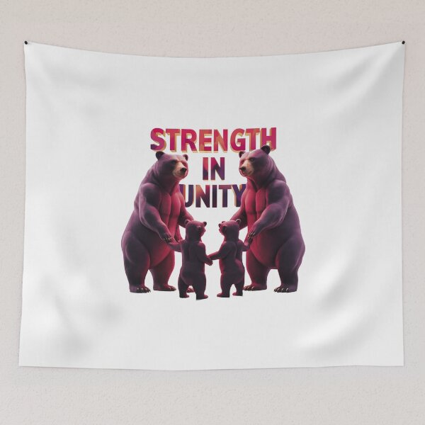 Item preview, Bear Family: Strength in Unity designed and sold by deluxedigital1.