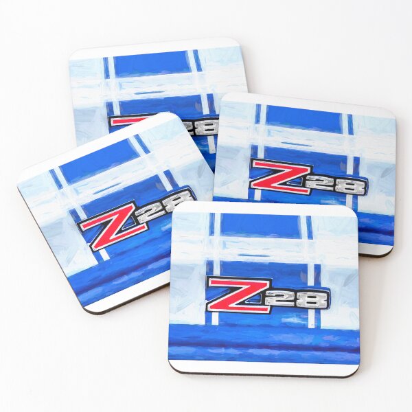 Item preview, 1973 Blue & White Chevrolet Camaro Z28 Emblem designed and sold by RichFrancoCars.