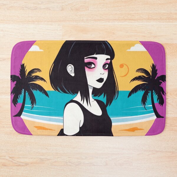 Item preview, Hot Girl Summer - Goth Girl at the Beach designed and sold by MadnessEnvelope.
