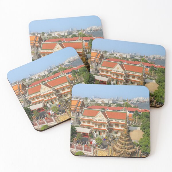 Item preview, View from Top of Wat Arun Temple, Bangkok designed and sold by SafariByMarisa.