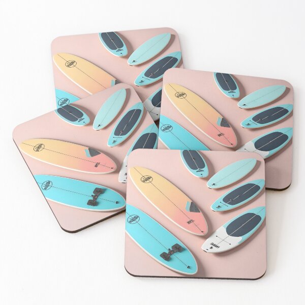 Item preview, Vivid paddle Boards on colorful minimalist summer flat lay designed and sold by icemanphotos.