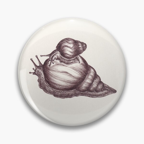 Item preview, Big land snail with little one on his shell designed and sold by Trin4ever.