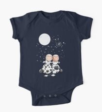 Romantic Cows - Cow - Star - Love - Comic - Gift One Piece - Short Sleeve