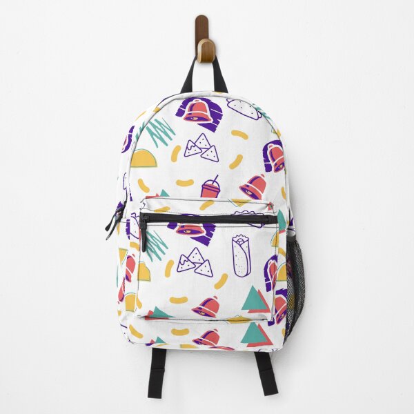 Item preview, Retro Taco! Pattern inspired by 90s Taco Bell designed and sold by YonderAndBeyond.