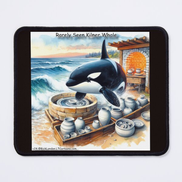 Item preview, Orca Doing Ceramics - Kilner Whale  designed and sold by Rick London Gifts.