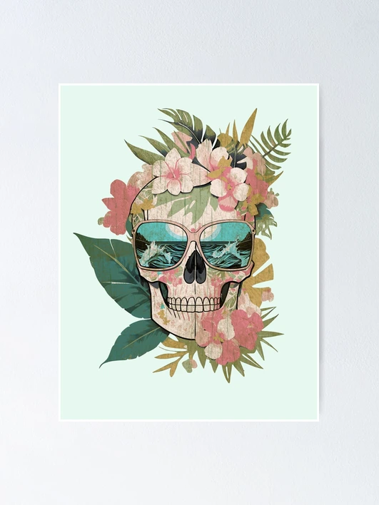 ジグソーパズル SKULLS & FLOWERS CASTLE WALL IN THE SKY Takashi Murakami Jigsaw Puzzle / SKULLS & FLOWERS CASTLE