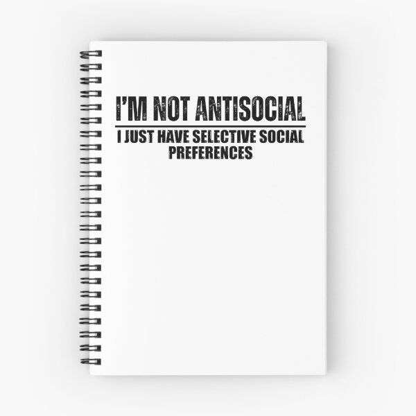 Item preview,  I’m Not Antisocial, I Just Have Selective Social Preferences designed and sold by ladylalitafanta.