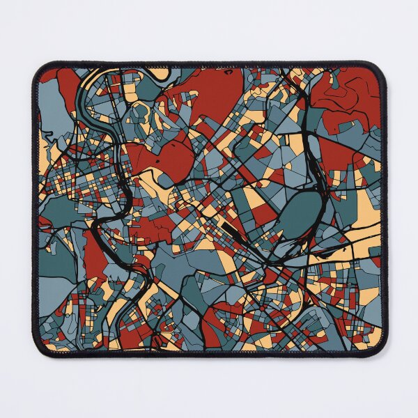 Item preview, Rome Italy Abstract City Map Earthtone Poster designed and sold by Stadify.
