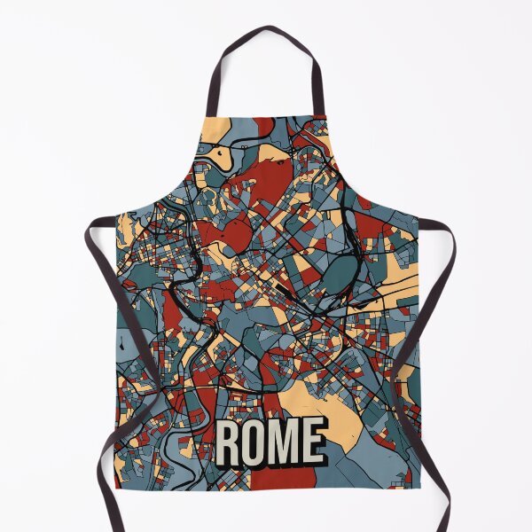 Item preview, Rome Italy Abstract City Map Earthtone Poster designed and sold by Stadify.
