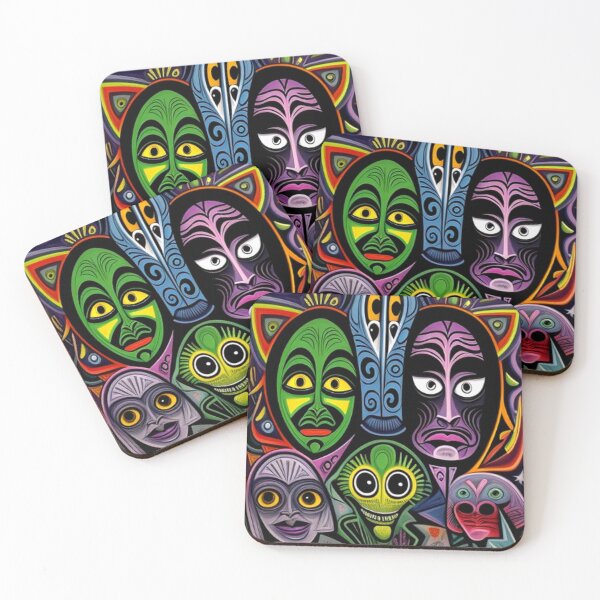 Item preview, Abstract Alien Graffiti Art designed and sold by TheDarkWardrobe.