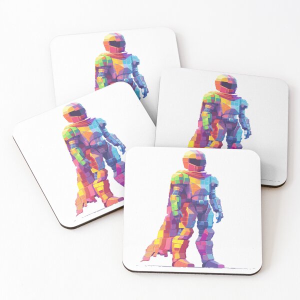 Item preview, Vibrant Space Warrior in Armor designed and sold by palmyst.