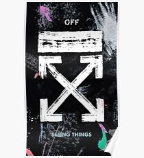 OFF WHITE Galaxy Brushed Poster