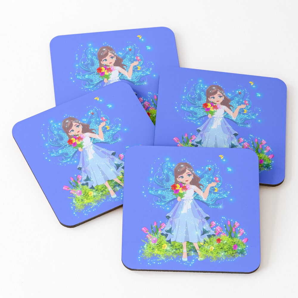Item preview, Coasters (Set of 4) designed and sold by FairyBookClub.