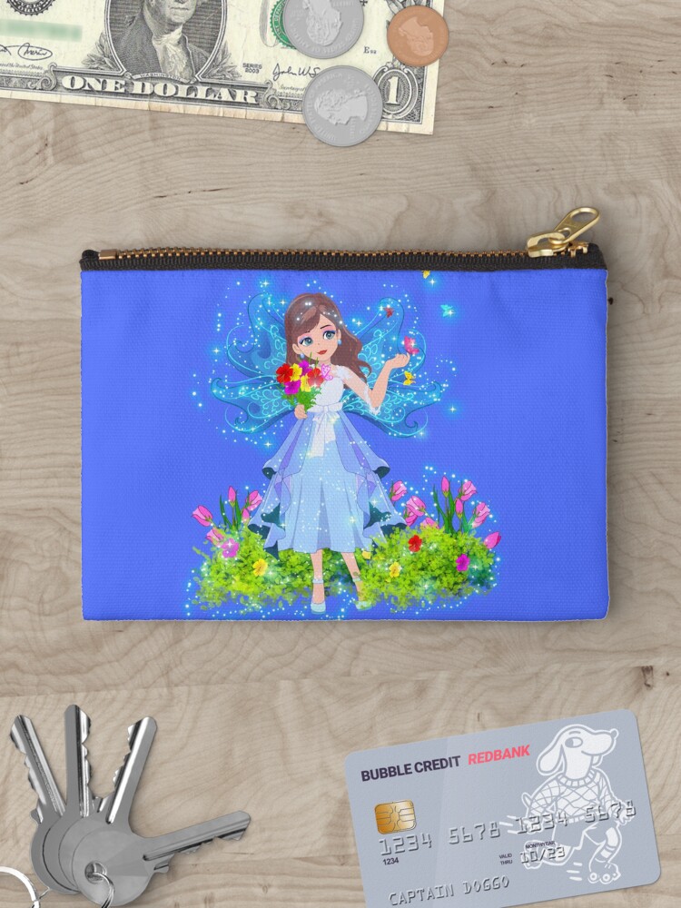 Thumbnail 3 of 4, Zipper Pouch, Get Your Forever Fairy For Your Fairy Garden designed and sold by FairyBookClub.