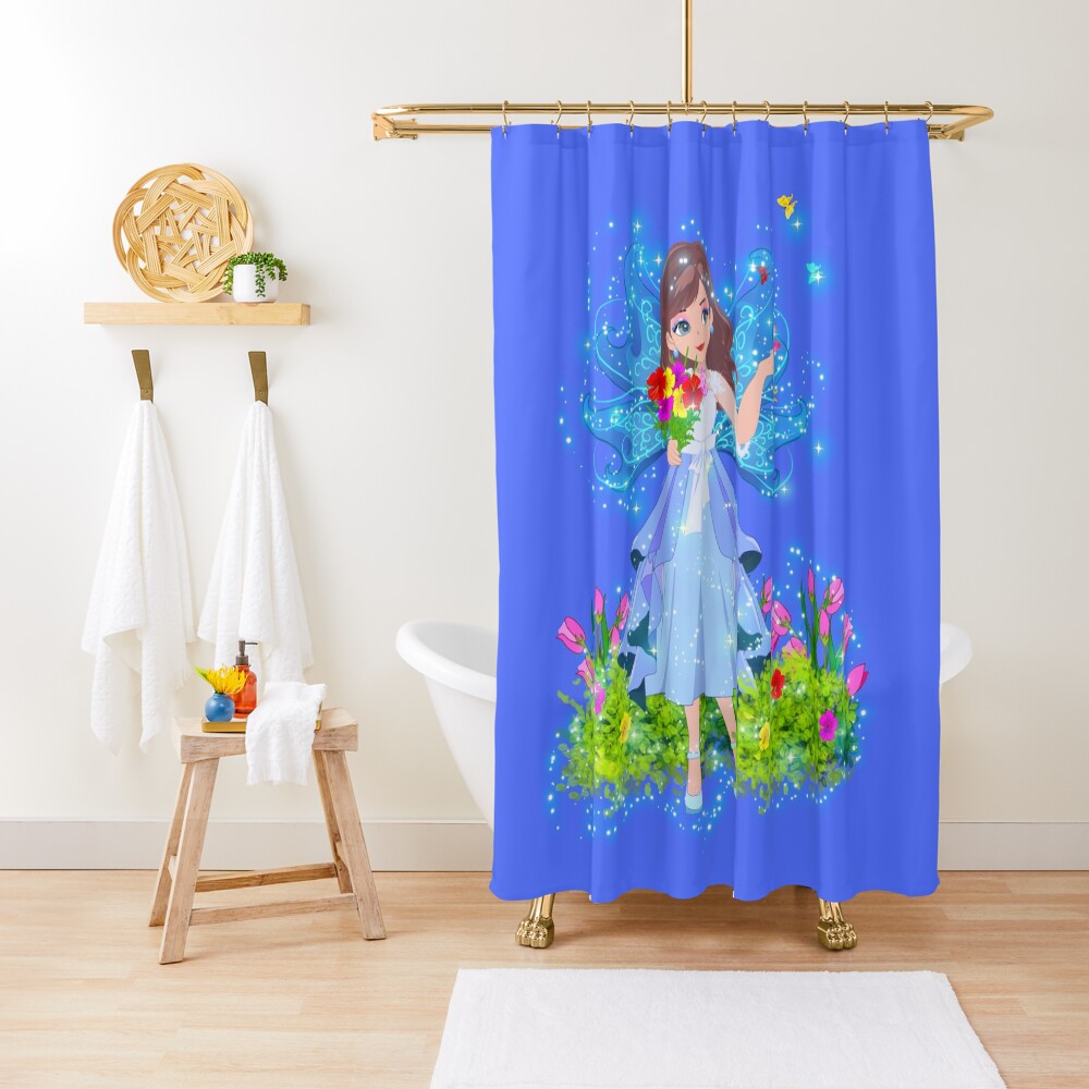 Item preview, Shower Curtain designed and sold by FairyBookClub.