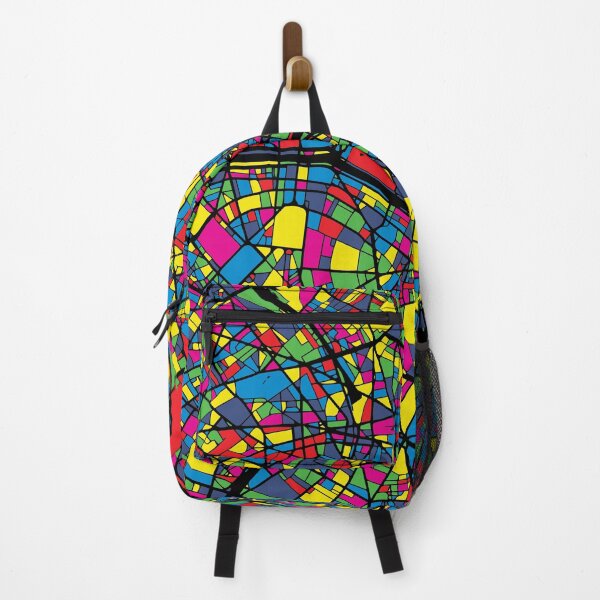 Item preview, Paris Pop Art France City Map Abstract Poster designed and sold by Stadify.