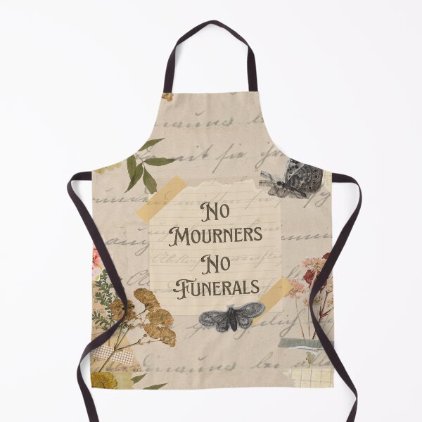 Item preview, No mourners. No funerals. Six of Crows Quote Vintage Scrapbook Collage Style  designed and sold by yoshra.