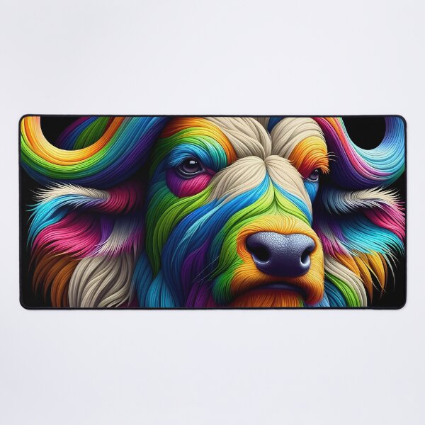 Item preview, A Colourful Stripey Buffalo designed and sold by cmphotographs.
