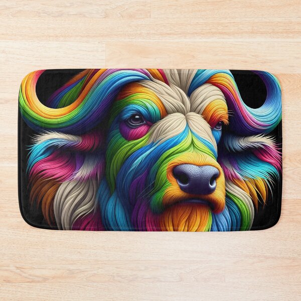 Item preview, A Colourful Stripey Buffalo designed and sold by cmphotographs.