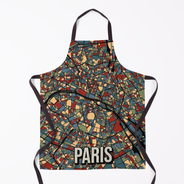 Item preview, Paris Earthtone France City Map Abstract Poster designed and sold by Stadify.