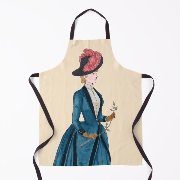 Item preview, Historical Costume 1880s Watercolor Fashion Illustration 4 designed and sold by MariOyama.
