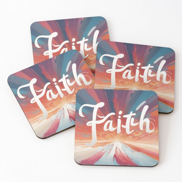 Item preview, Faith in a colorful painting  designed and sold by SavvySojourner.