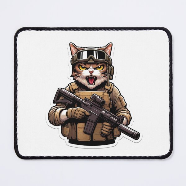 Item preview, Tactical Operator Cat in tactical gear designed and sold by BrinaandPops.