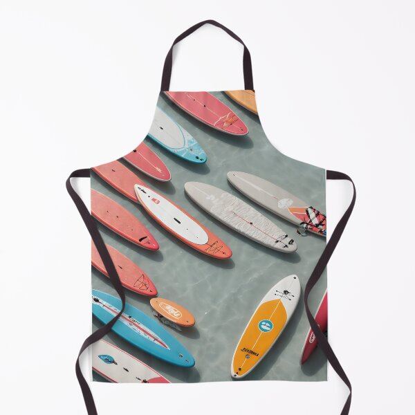 Item preview, Colorful paddle SUP boards on colorful minimalist summer flat lay designed and sold by icemanphotos.