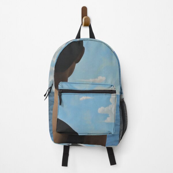 Item preview, Woman Watching a Boat at the Shore - Surrealism Inspired by René Magritte designed and sold by HighlyDeep.