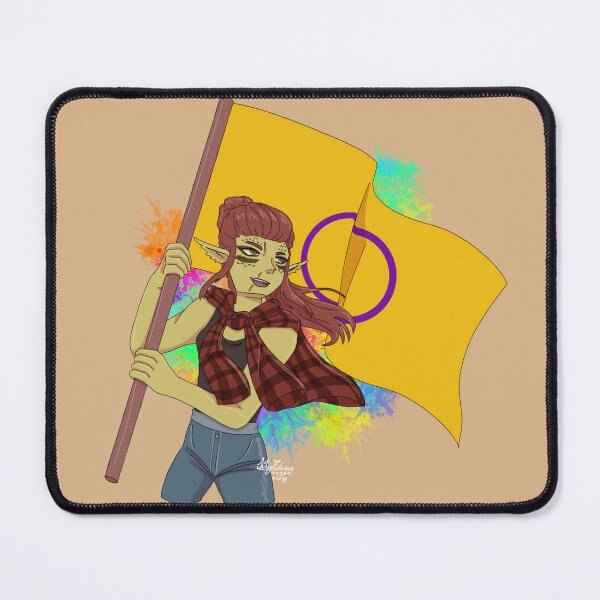 Item preview, Lae'zel Pride Art Intersex Flag! designed and sold by ASweetLoveSong.