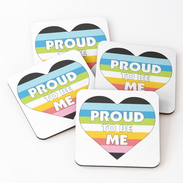 Item preview, Proud to Be Me LGBTQ+ Queer Pride Flag Heart designed and sold by JoyfulJen.