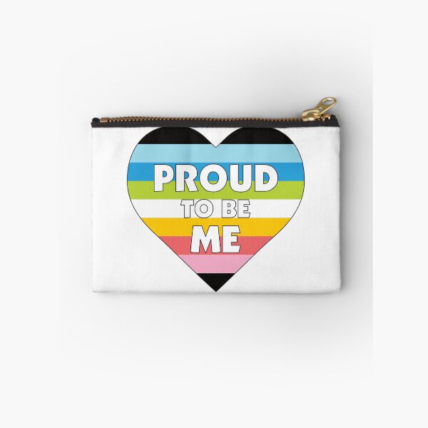 Item preview, Proud to Be Me LGBTQ+ Queer Pride Flag Heart designed and sold by JoyfulJen.
