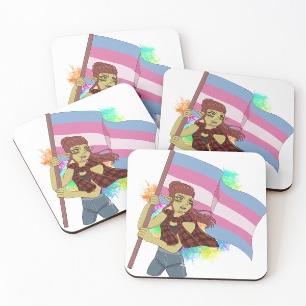 Item preview, Lae'zel Pride Art Trans Flag! designed and sold by ASweetLoveSong.
