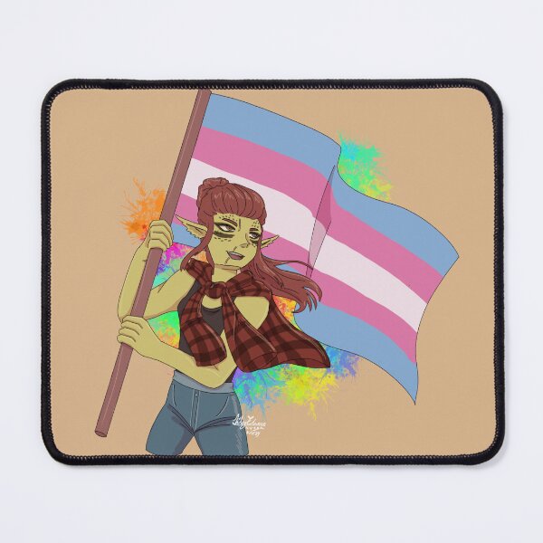 Item preview, Lae'zel Pride Art Trans Flag! designed and sold by ASweetLoveSong.