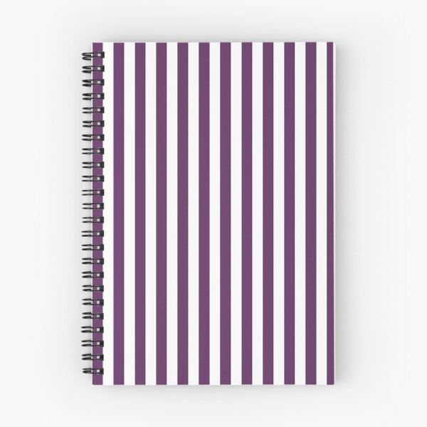 Item preview, Small  AUBERGINE PURPLE and WHITE Vertical STRIPES designed and sold by RachelMacht.
