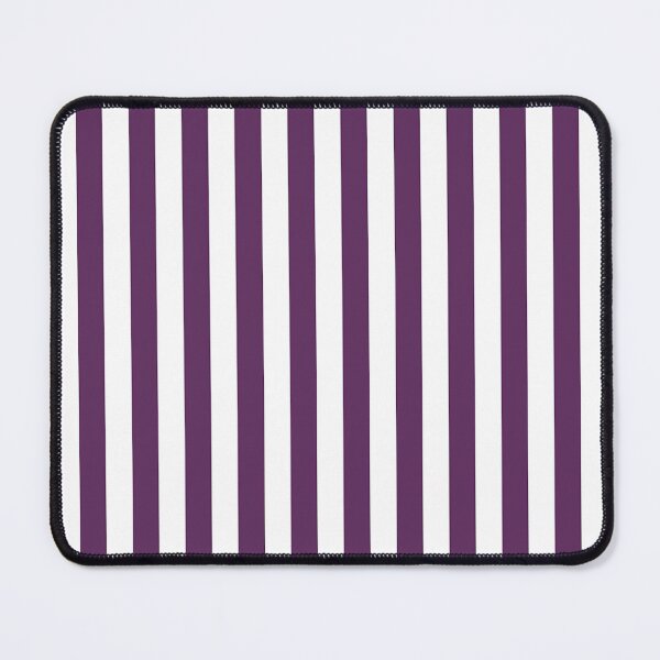 Item preview, Small AUBERGINE PURPLE and WHITE Vertical STRIPES designed and sold by RachelMacht.